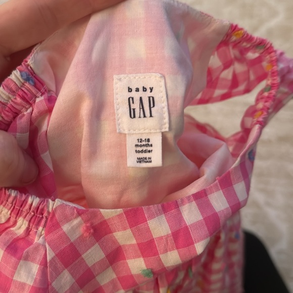 Baby Gap Pink Gingham dress - Picture 4 of 4